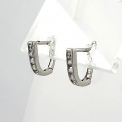 Sidabriniai auskarai su...