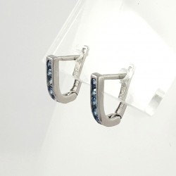 Sidabriniai auskarai su...