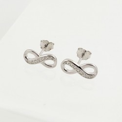 Sidabriniai auskarai su...