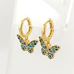 Sidabriniai auskarai su...