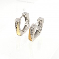 Sidabriniai auskarai su...