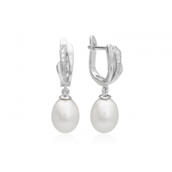 Sidabriniai auskarai su...