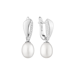 Sidabriniai auskarai su...