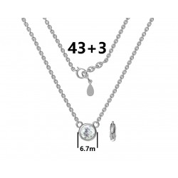 Sidabrinė grandinėlė su...