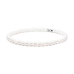 Perlų karoliai su sidabru...