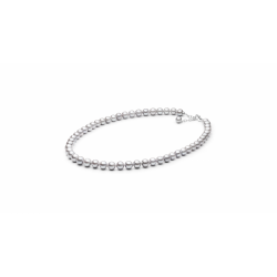 Perlų karoliai su sidabru...