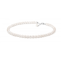 Perlų karoliai su sidabru...